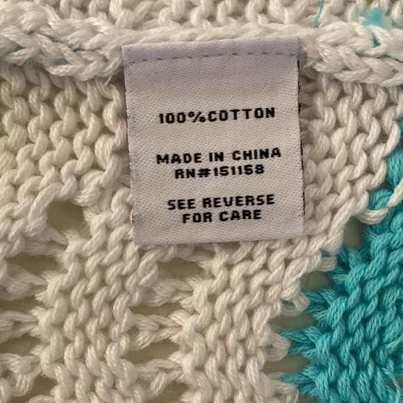 525 America Crochet Zigzag Striped Tank Small - Picture 5 of 7